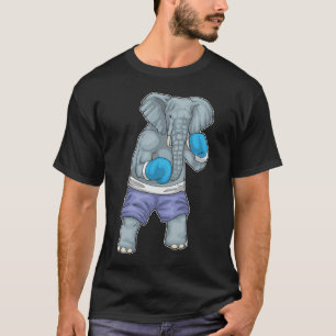 Olifant Bokser Bokshandschoenen Boksen T-shirt