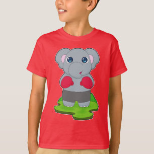 Olifant Bokser Bokshandschoenen Boksen T-shirt