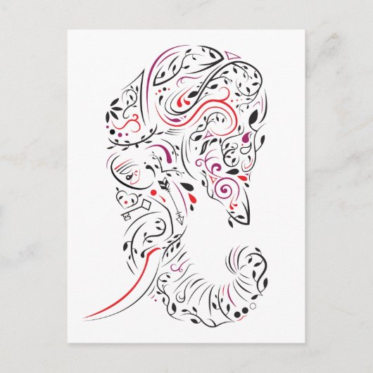 olifant briefkaart (Voorkant)