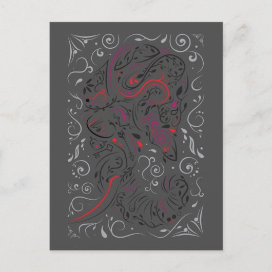  olifant briefkaart (Voorkant)