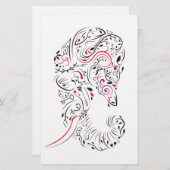  olifant briefpapier (Voorkant / Achterkant)