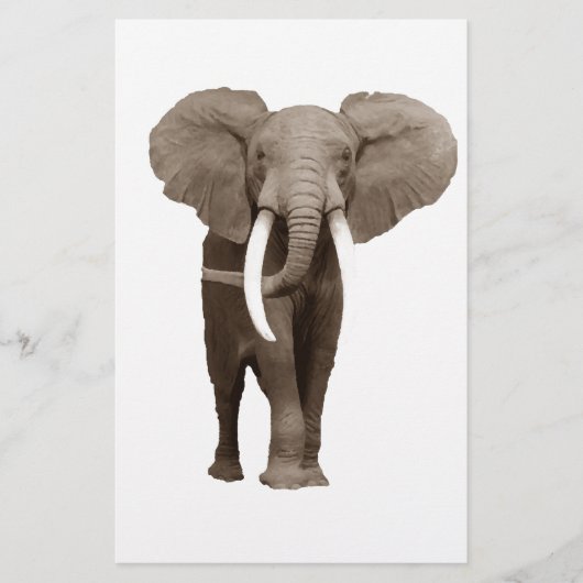 Olifant Briefpapier (Voorkant)