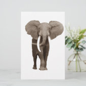 Olifant Briefpapier (Staand voorkant)