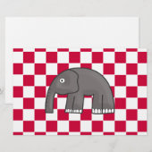olifant briefpapier (Voorkant / Achterkant)