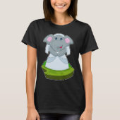 Olifant Bruids Sluier Trouwen T-shirt (Voorkant)