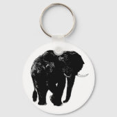 Olifant Button Sleutelhanger (Voorkant)