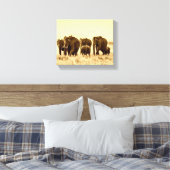  olifant canvas afdruk (Insitu (Slaapkamer))