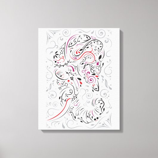 olifant canvas afdruk (Voorkant)