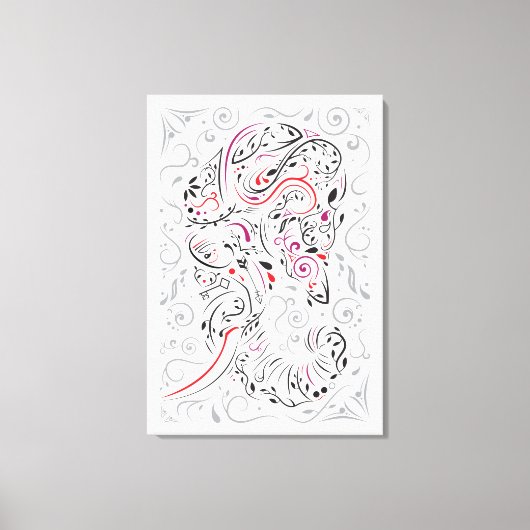  olifant canvas afdruk (Voorkant)