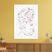  olifant canvas afdruk (Insitu (Woonkamer))