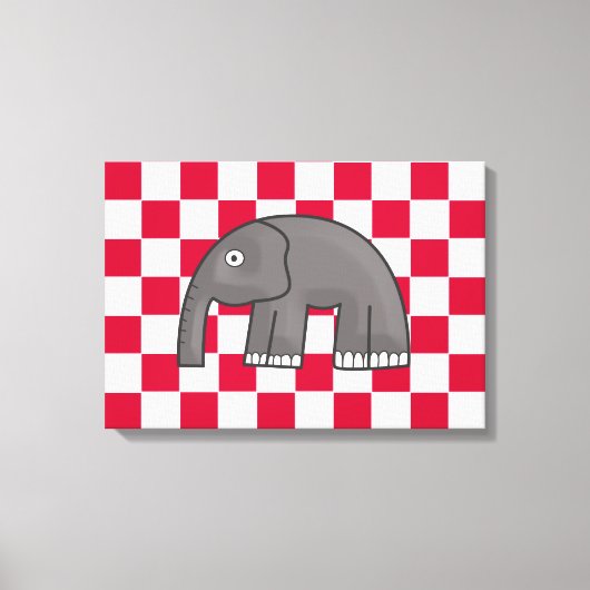 olifant canvas afdruk (Voorkant)