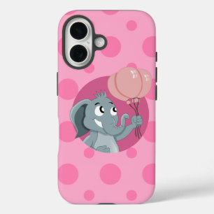 Olifant cartoon iPhone 16 hoesje