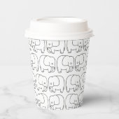 Olifant Cartoon Papieren Bekers (Voorkant)