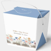 Olifant Cowboy Western Boho Wildflower Bedankdoosjes (Achterkant)