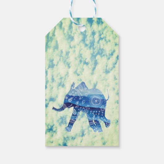 Olifant Custom Gift Labels Cadeaulabel (Achterkant)