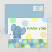 Olifant dank je Briefkaart (Voorkant / Achterkant)