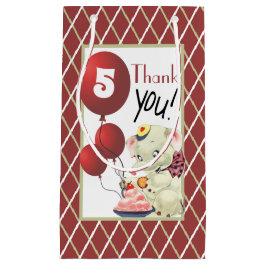  olifant Dank je wel Klein Cadeauzakje