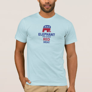 Olifant de andere rode vlees t-shirt