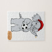 Olifant decoratieve legpuzzel (Horizontaal)