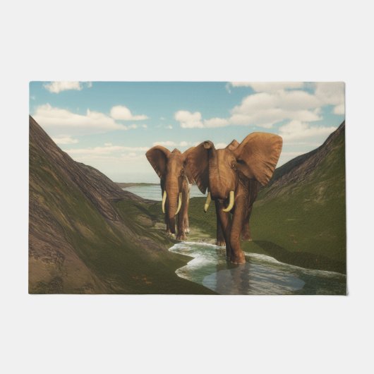 Olifant Deurmat (Voorkant)