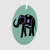 Olifant Dier Abstracte Decoratieve Patronen Ornament (voorkant)