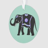 Olifant Dier Abstracte Decoratieve Patronen Ornament (voorkant)