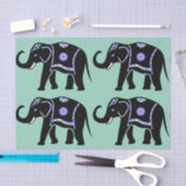 Olifant Dier Abstracte Decoratieve Patronen Tissuepapier (Craft)