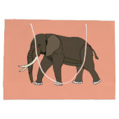 Olifant Dier Groot Cadeauzakje (Achterkant)