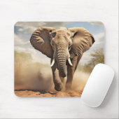 Olifant Dier Natuur Majestic Wild Muismat (Met muis)