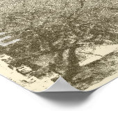 Olifant Dier pop Art afbeelding Poster (Hoek)