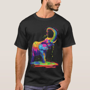 Olifant Dier Pop Art cadeau T-shirt