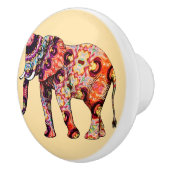 Olifant Dier Traditionele Chinese Patronen Keramische Knop (Rechts)