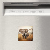 Olifant Dier Wild Beauty Freedom Wilderness Kunst Magneet (Insitu (Vaatwasser))