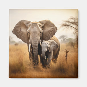 Olifant Dier Wild Beauty Freedom Wilderness Kunst Magneet