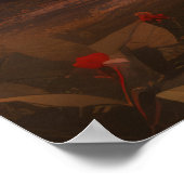 Olifant Dier Wilderness Kleurrijke Kunst Poster (Hoek)