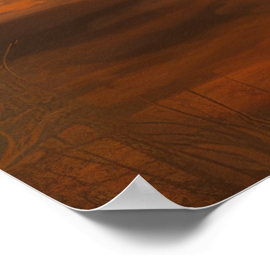 Olifant Dier Wilderness Kleurrijke Kunst Poster (Hoek)