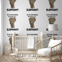 Olifant Dier Wildlife Grappige Olifant Behang