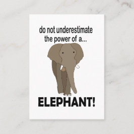 Olifant Dier Wildlife Olifant Visitekaartje
