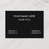 Olifant Dier Wildlife Olifant Visitekaartje (Achterkant)