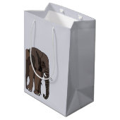 Olifant Dieren Kunst Medium Cadeauzakje (Achterkant Gekanteld)