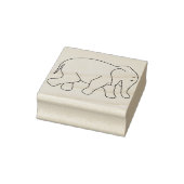 Olifant Dierencontouren Rubberstempel (Stempel)