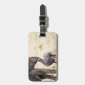 Olifant dierenfotografie Afrika Safari dier Bagagelabel (Voorkant verticaal)