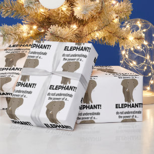 Olifant Dierensafari Grappige Olifant Cadeaupapier