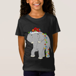 Olifant Dierenvriend Xmas Santa Hoed Olifant Chri T-shirt