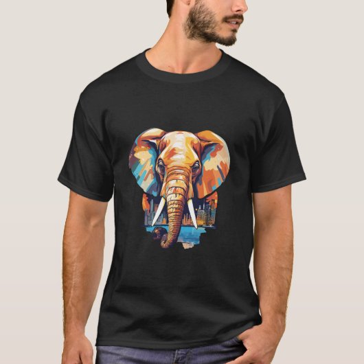 Olifant Dierenwereld Wildlife Beauty Discovery T-shirt (Voorkant)