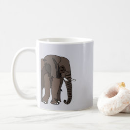 Olifant Dierlijke Olifant Koffiemok