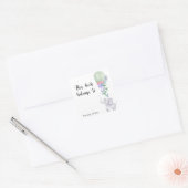 Olifant - Dit boek is van Vierkante Sticker (Envelop)
