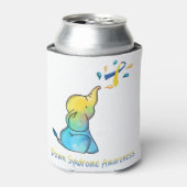 Olifant Down Syndroom Awareness Support Gifts Blikjeskoeler (Blikje Voorkant)