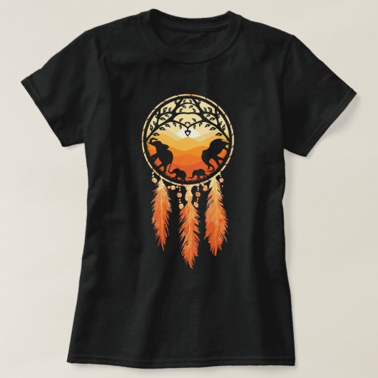 Olifant Dream Catcher T-shirt (Design voorkant)