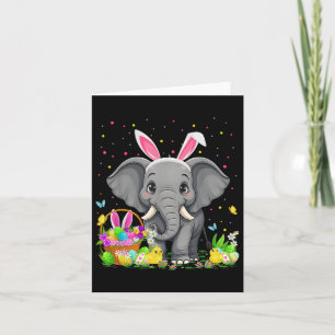 Olifant Easter Egg Hunt Bunny Ear Oor Olifant Happ Kaart